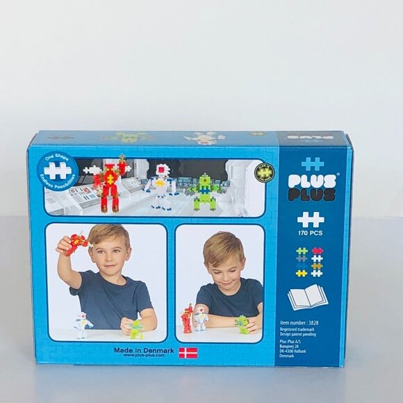 Plus-Plus Robots 170 pc Pastel Building Set Made in Denmark New Sealed Age 5+ - Picture 16 of 16